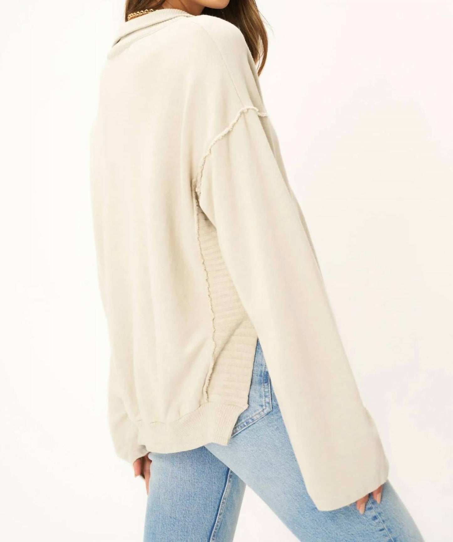 Project Social T - Oliver Collared Half-Zip Sweatshirt
