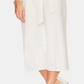 Vince Camuto Women's Belted Cropped Jumpsuit White Size 4