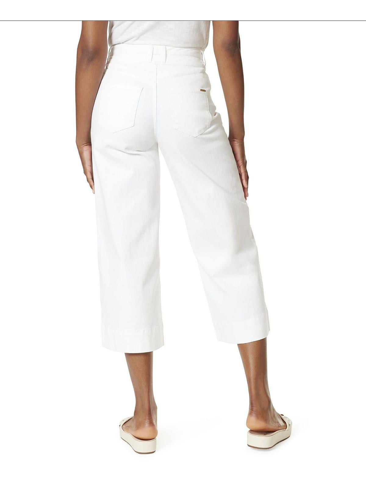 Anne Klein Women's High Rise Cropped Wide Leg Pants Size 16