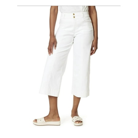 Anne Klein Women's High Rise Cropped Wide Leg Pants Size 16