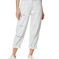 Frayed Women's Tapered Boyfriend Workwear Jeans Blue Size 29