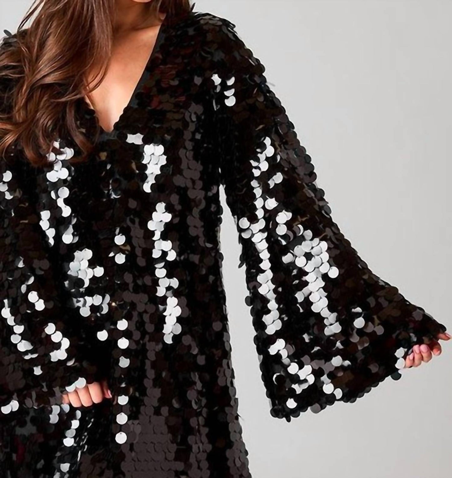 Buddylove - Bertie Sequin Wrap Dress