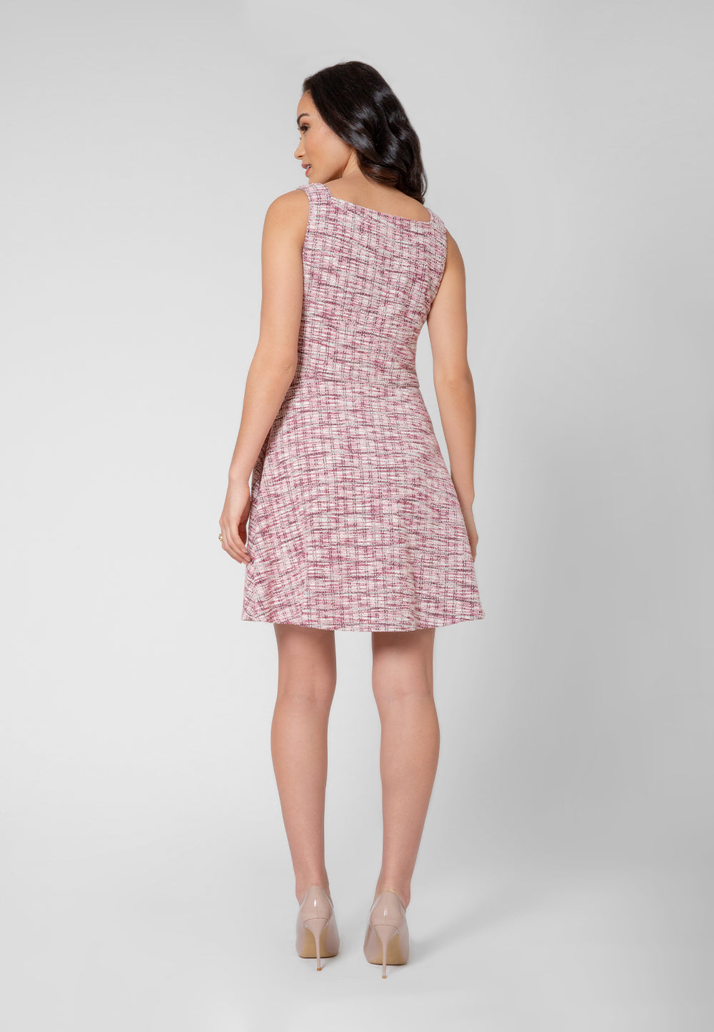 Leota Women's Ariana Sleeveless Fit & Flare Dress Pink