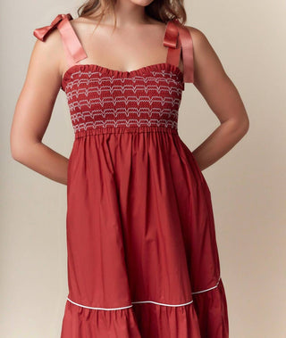 Fantastic Fawn - Sammy Smocked Dress