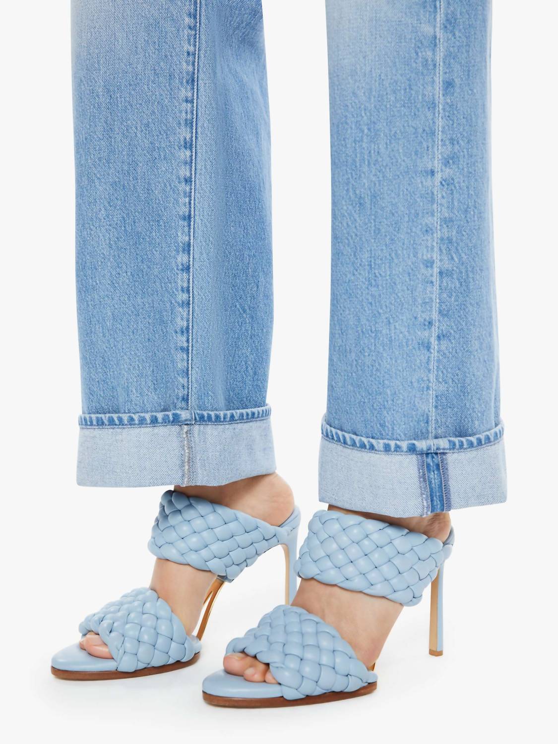 Mother - Dodger Button Hover Cuff Jeans