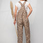 Easel - Animal Leopard Printed Jumpsuit