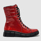 Helios - Women's Medusa Fur-lined Zip-up Leather Boots