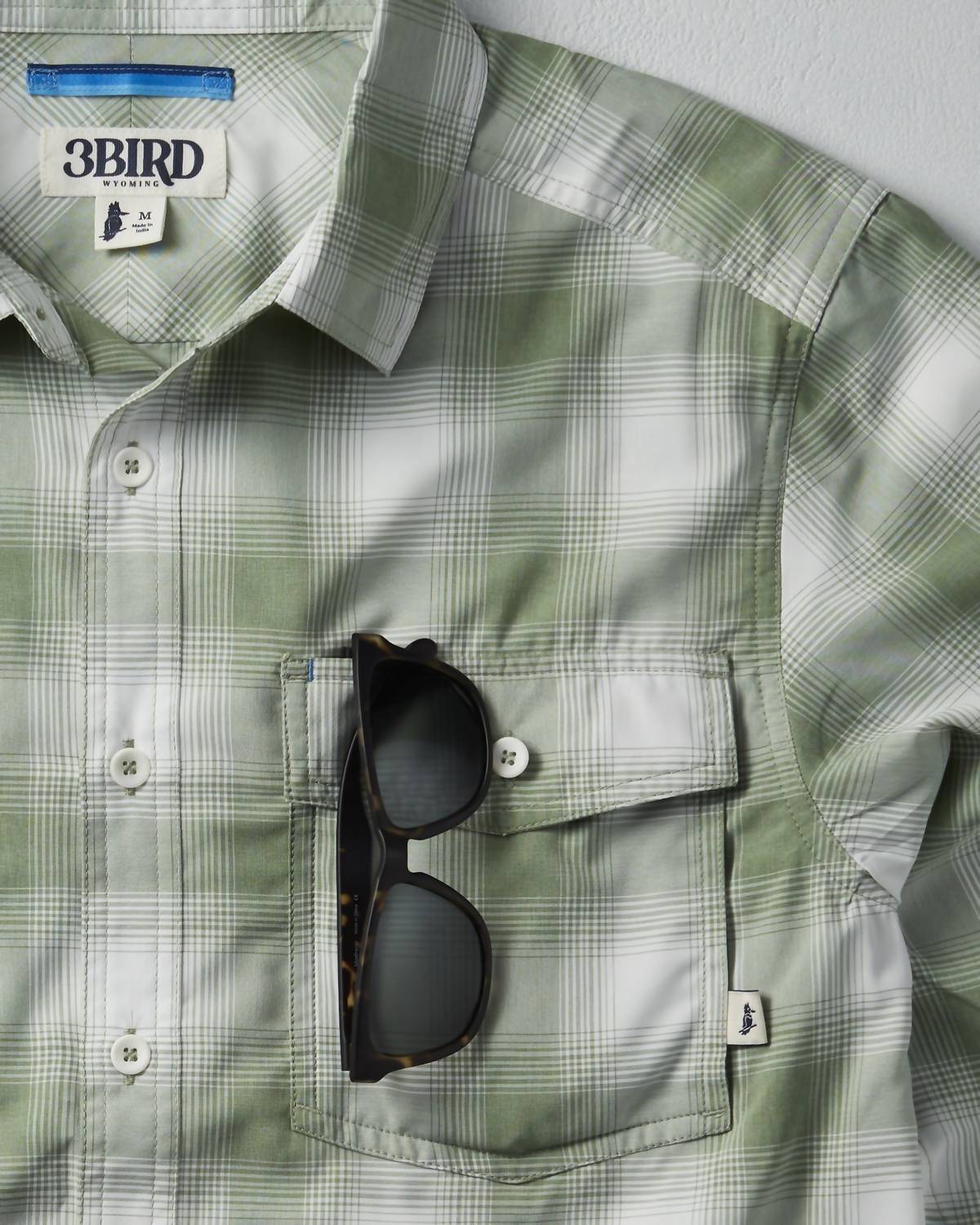 3Bird - Men's Kingfisher Short Sleeve Shirt