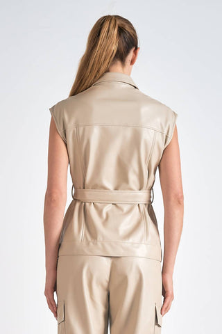 Elan - Marco Sleeveless Collared Vest