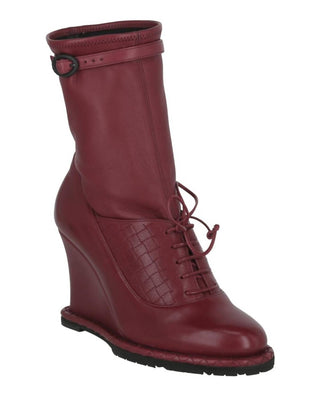 Bottega Veneta - Women's Leather Wedge Boots