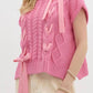Entro - Ribbon Short Sleeve Sweater