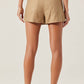 Astr - Deborah Linen Blend Safari Skort
