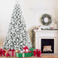 5ft Snow-Flocked Artificial Christmas Tree – 407 Tips, Full & Lush Design