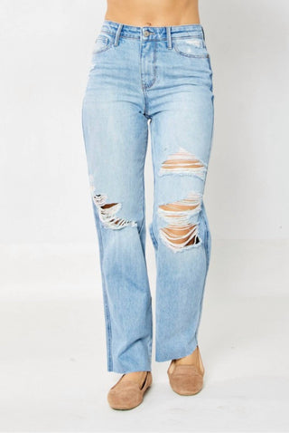 Judy Blue - High Waisted 90s Straight Jeans