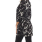 Joseph Ribkoff - Abstract Open Front Longline Blazer