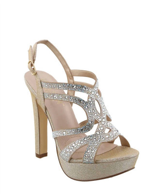 Blossom Footwear - Sparkle Platform High Heel Sandals