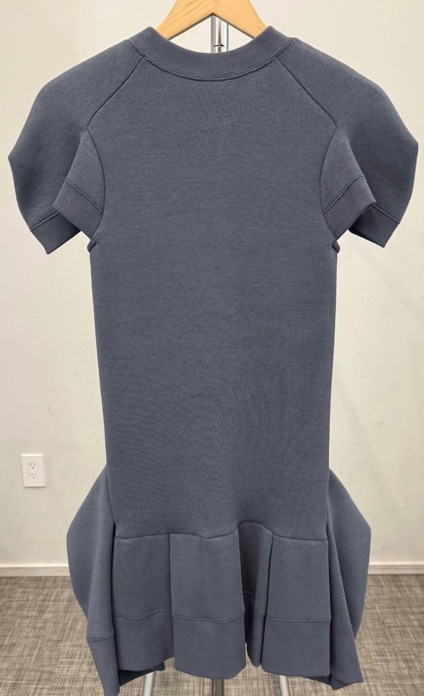 Sacai - Sponge Short Sleeve Sweat Dress