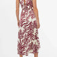 Greylin - Tessie Side Tucked Midi Slip Dress