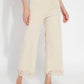 Lysse - Cropped Embroidered Eyelet Wide Leg Pant