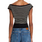 Steve Madden - Sarita Crop Sweater Top