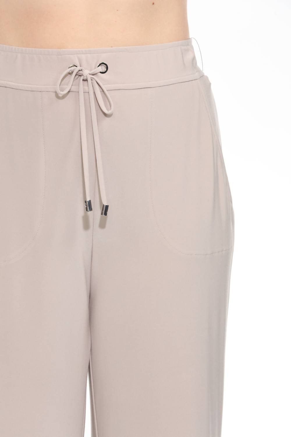 Joseph Ribkoff - Drawstring High Rise Relaxed Straight Pant