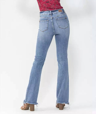 Judy Blue - High Waist Double Button Bootcut Jean