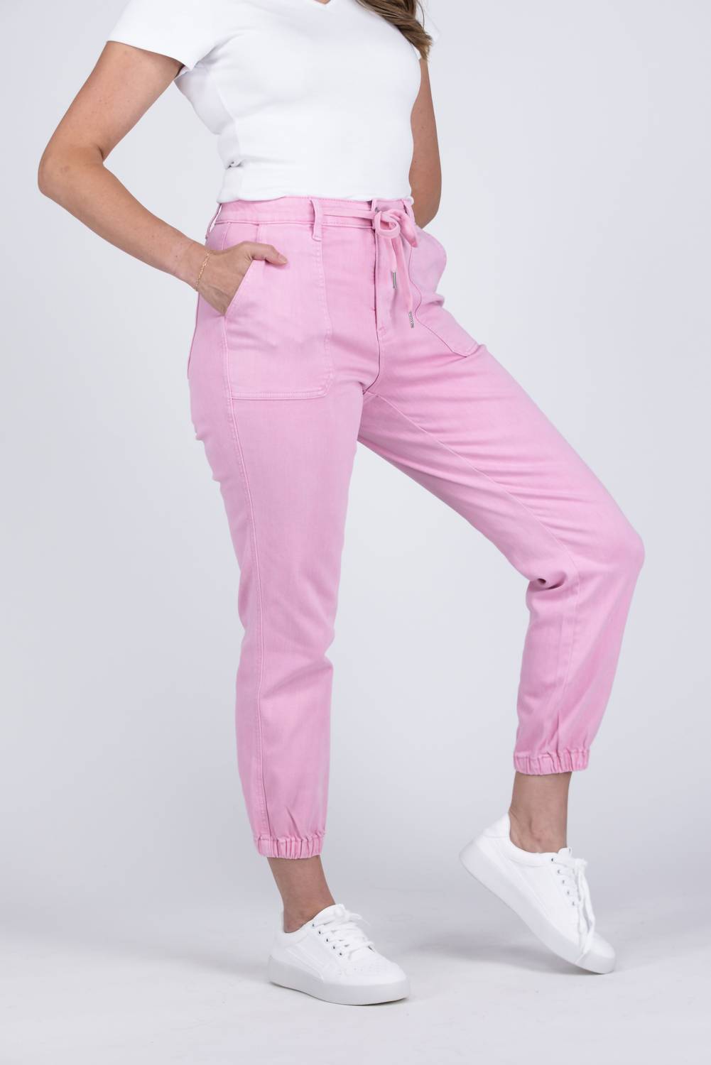 Judy Blue - The Josie High-Rise Garment Dyed Denim Jogger