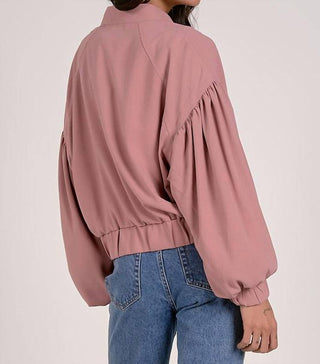 Elan - Mauve Balloon Jacket
