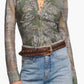 Ramy Brook - Hamilton Plaid Jacquard Button Up Top