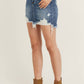 Risen - Distressed Mini Skirts