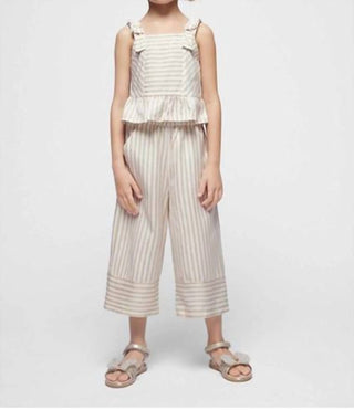 Mayoral - Stripes Long Top And Trousers Set