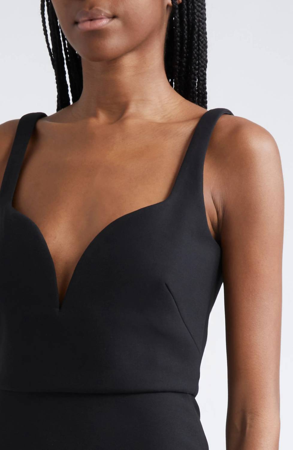 Veronica Beard - Lele Plunge Neck Midi Dress