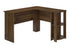 Computer Desk, Home Office, Corner, Storage Shelves, L Shape, Laptop, Contemporary & Modern - Walnut