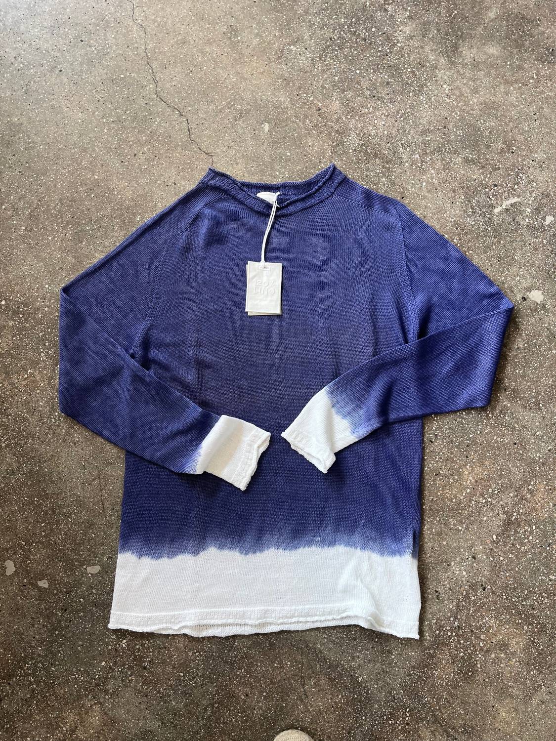 120% Lino - Men's Cruise Ombre Linen Pullover