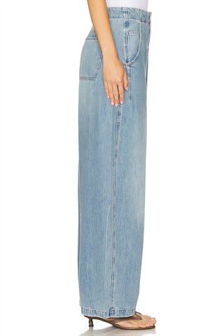 Pistola - Lottie High Rise Relaxed Bowed Leg Jeans