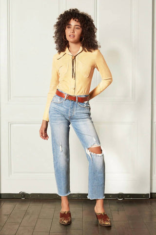 Boyish - The Tommy High Rise Stretch Straight Jeans