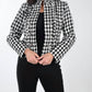 Frank Lyman - TEXTURED METALLIC KNIT JACKET