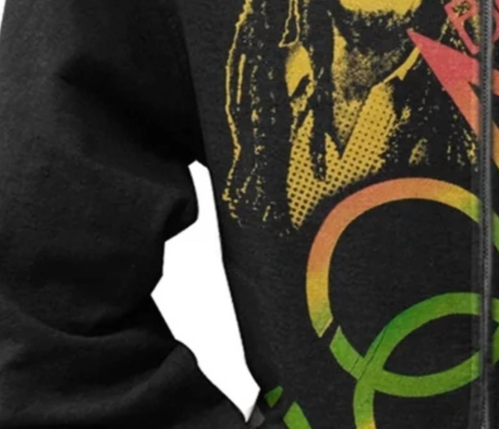 Bob Marley - Teen's One Love Smile Zip Hoodie