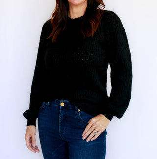 &Merci - Danica Scalloped Sweater