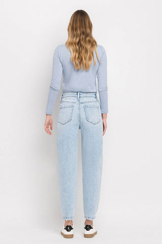 Flying Monkey - Super High Rise Barrel Leg Jeans