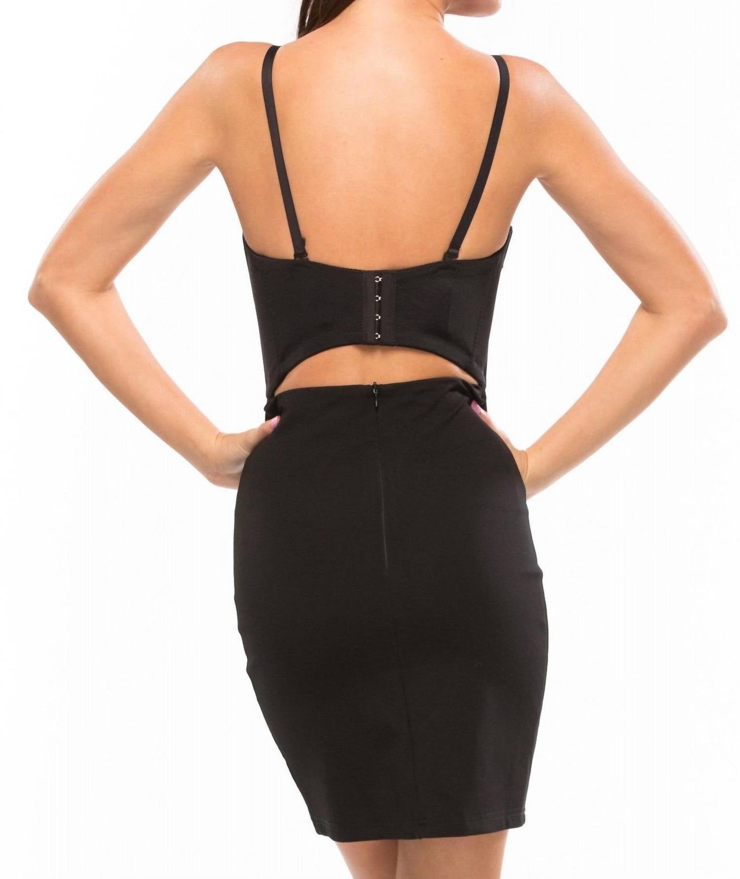 Wyldr - Material Girl Beaded Bustier Bodycon Mini Dress