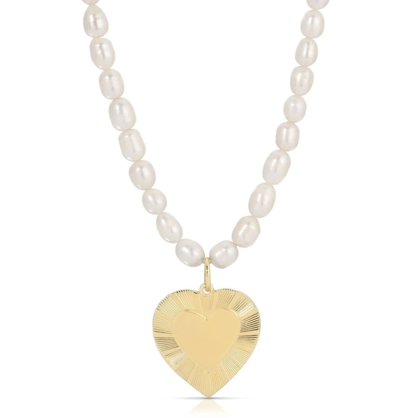 Eklexic - Women's Pearl & Hildegard Pendant Necklace