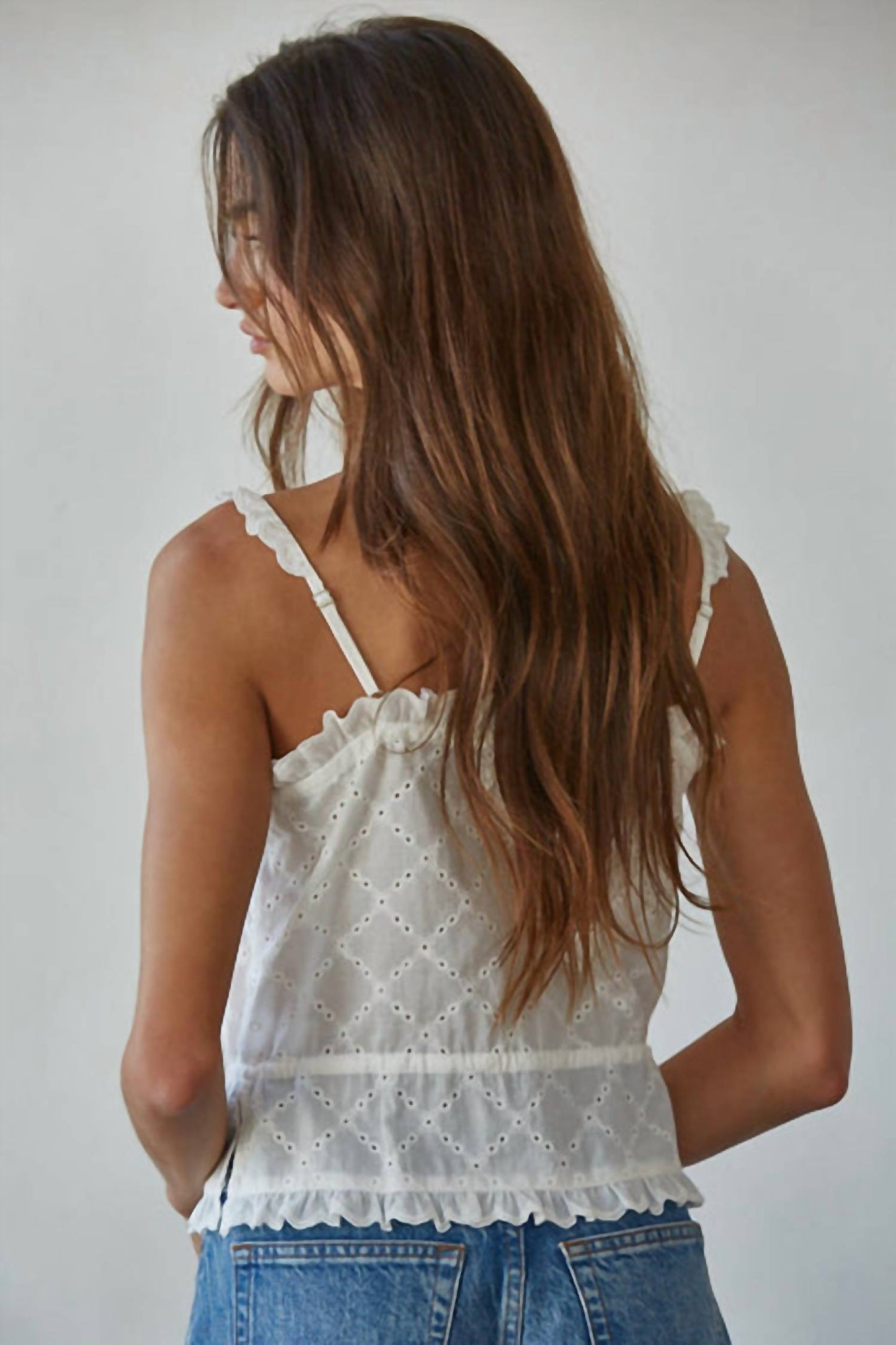 By Together - Salvador Eyelet Sleeveless Top