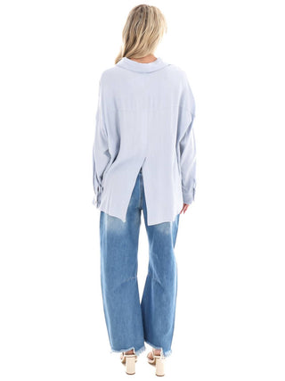 Easel - As You Are Button Down Top