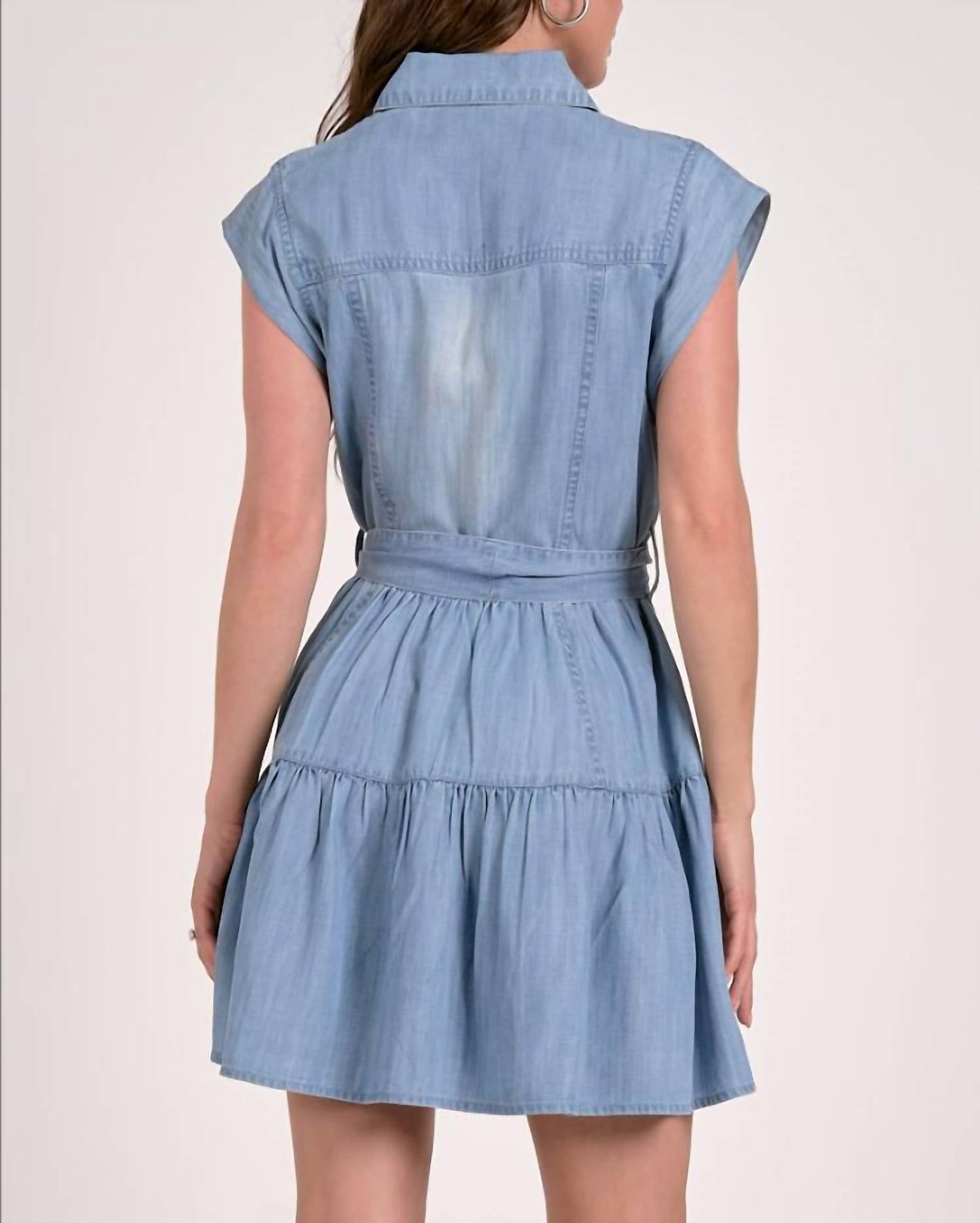 Elan - Mia Denim Mini Dress