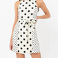 Adelyn Rae - Lelou Polka Dot Tie Dress