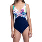 Profile By Gottex - V-Neck Underwire One Piece Swimsuit