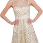 Eliza J - Women's Sequined Illusion Gown