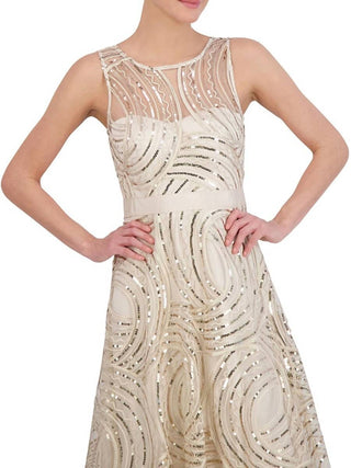 Eliza J - Women's Sequined Illusion Gown