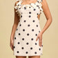 Luxxel - Polka Dot Ruffle Mini Dress